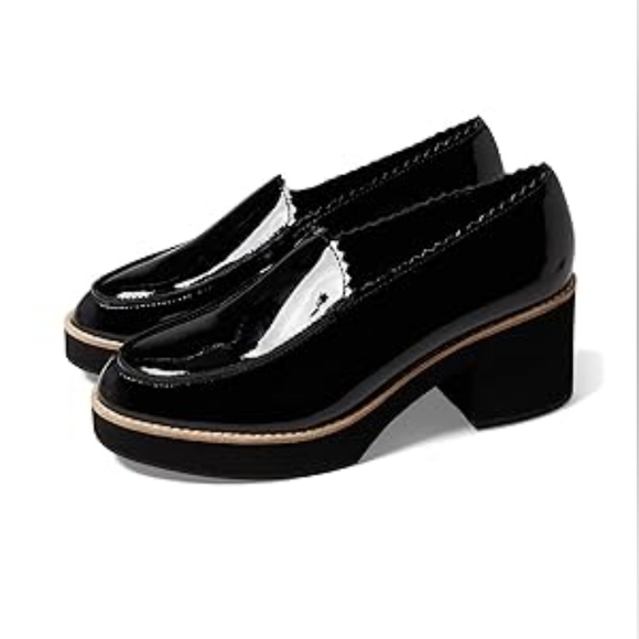 New!! 🖤 Eileen Fisher - Harria - Black Patent Leather - Size 5 - Picture 4 of 10